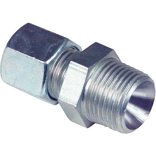 Compression ring coupling with inner taper