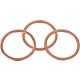 Copper seal ring, imperial 1/8" 14 x 10 x 1.5 mm