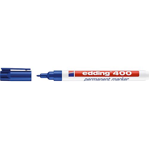 edding Permanentmarker 400 blau Strichbreite 1 mm Rundspitze