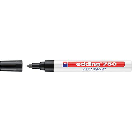 edding paint marker 750 black Line width 2 - 4 mm Round tip