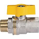 Gas ball valve ATHENA, ET x IT with aluminium butterfly handle