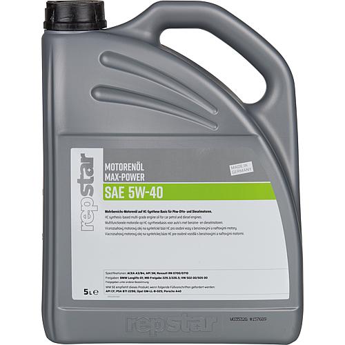 Engine oil SAE 5W-40 Max Power Standard 2