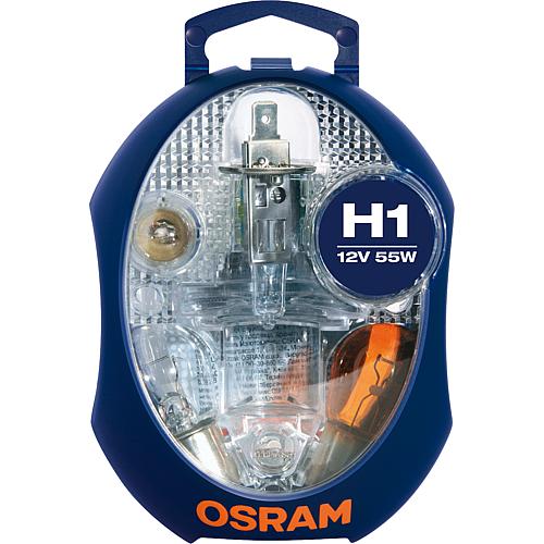H1 12-volt vehicle spare bulb box Standard 1