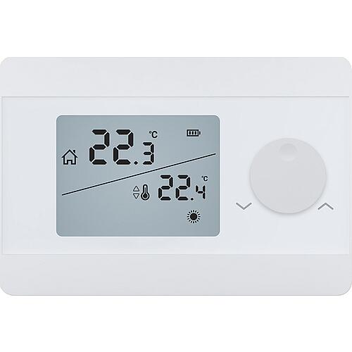 Thermostat d'ambiance Digital Imit Silver TA S, filaire