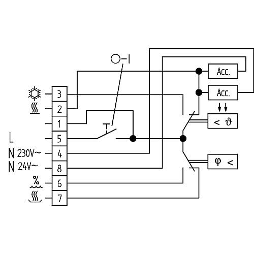 Hygrothermostat HYG-E 7001 Standard 2