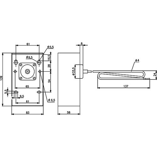 Channel thermostat JTU-1 ..-50 Standard 2