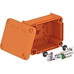 Wet room cable junction boxes, thermoplastic, FireBox and accessories