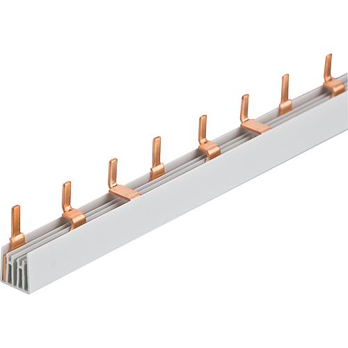 Phase rail rib, three-pole Standard 1