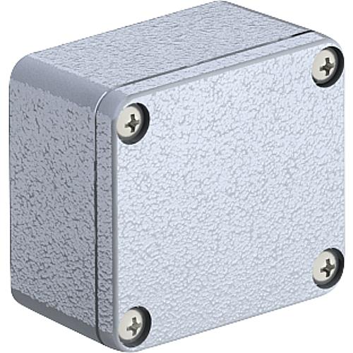 OBO empty aluminium housing 64x58x36 silver grey, 1 unit