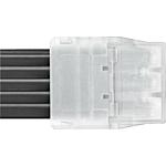 Cable end piece Transparent PU = 10 pieces