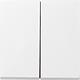 Bouton en serie GIRA system 55 blanc pur brillant , 1 piece