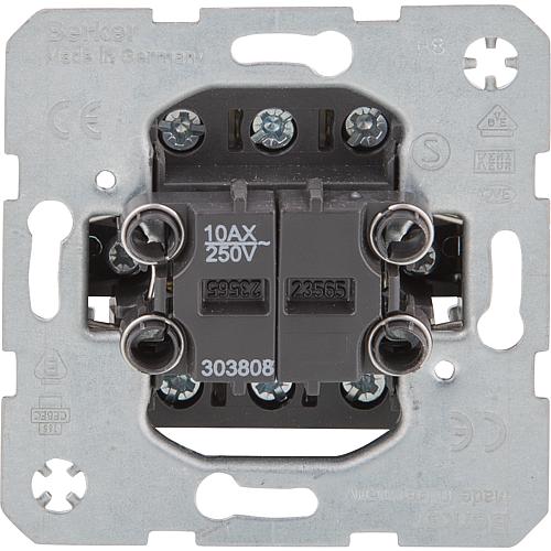 Double toggle switch with screw terminals Standard 1