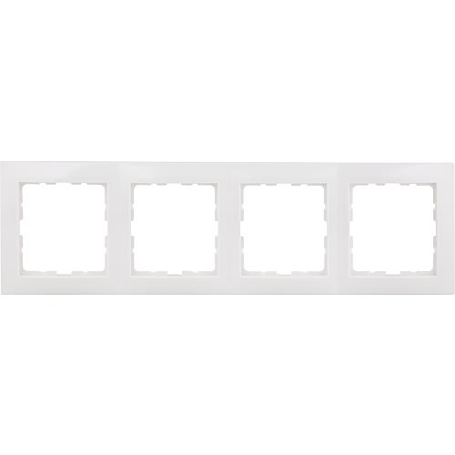 Cadre Berker 10148989, 4 crans, S.1 blanc polaire, brillant, 1pc