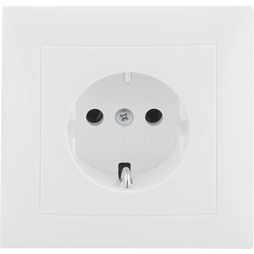 Earthed socket with cover plate, series S1 Standard 1