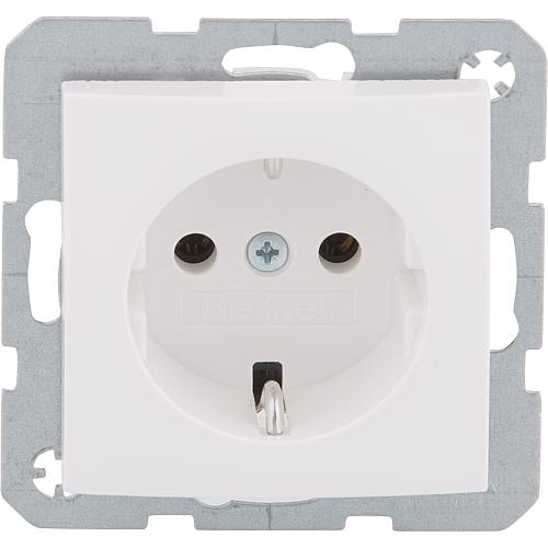 Flush-mounted earthed socket, series S1 Standard 1