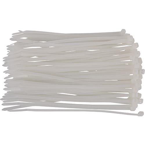 Standard cable ties, natural