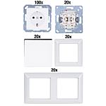 Switch socket pack JUNG, 180-piece