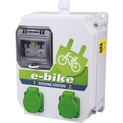 E-bike charging station, 2 sockets Standard 1