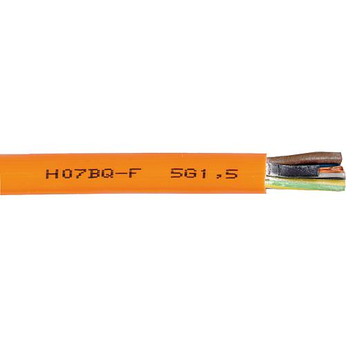 Flexible plastic hose cable, model H07BQ-F Standard 1