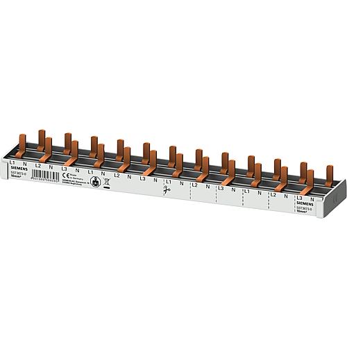 AFDD-Sammelschiene Stift, dreipolig/N Standard 1