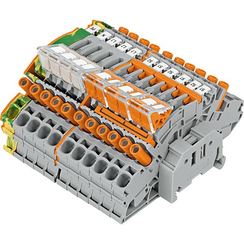 Bornier de distribution pour transformateur d'intensité et de tension Wago Standard 1