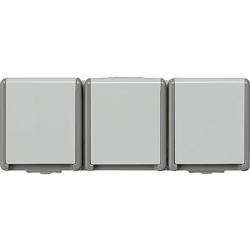 3-way socket, horizontal Standard 1