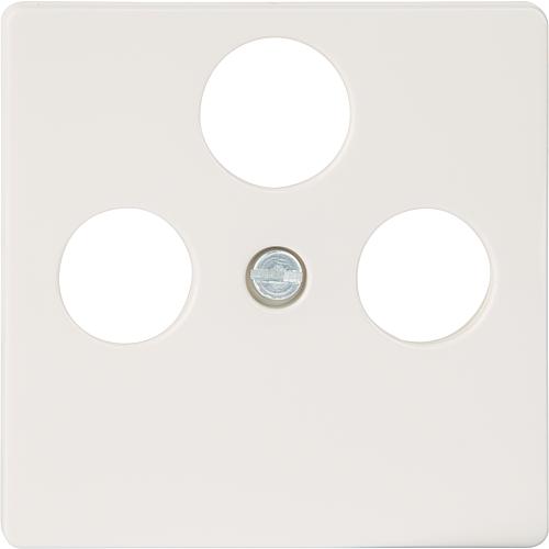 Cover plate for TV / RF / SAT connection, 3-hole design series I-system Standard 1