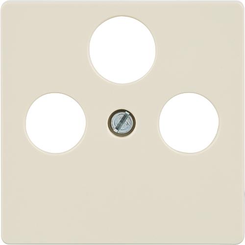 Cover plate for TV / RF / SAT connection, 3-hole design series I-system Standard 2