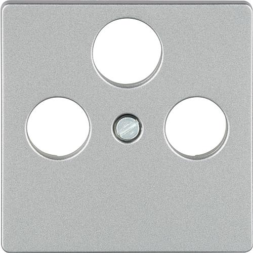 Cover plate for TV / RF / SAT connection, 3-hole design series I-system Standard 3