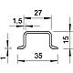 Top-hat rail model 2069/15 GTP Standard 2