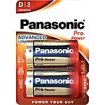 Panasonic piles acalines PRO Power, Mono D