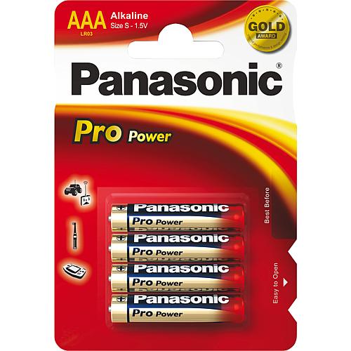 Batterie Panasonic PRO Power LR03 AAA Micro, 1 Pack mit 4 Stk.