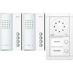 Interphone Ritto Portier 2 maisons Blanc/blanc