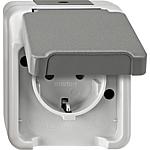 Wet room socket 1-gang, AquaStar