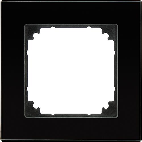 M-Plan real glass frame, onyx black Standard 1