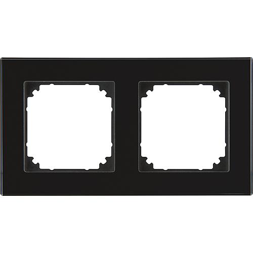 M-Plan real glass frame, onyx black Standard 2