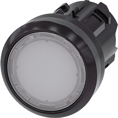 Push-button, illuminated, 22mm, round, white push-button 3SU1001-0AB60-0AA0