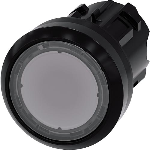 Push-button, illuminated, 22mm, round, clear push-button 3SU1001-0AB70-0AA0