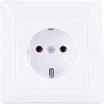 Schuko socket, full plate