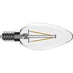 LED filament lamp, candle shape