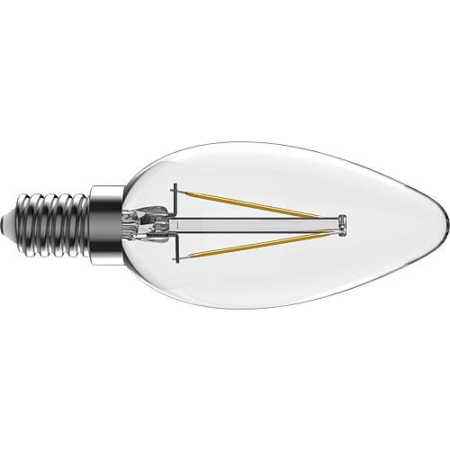 Ampoule bougie LED à filament Standard 1
