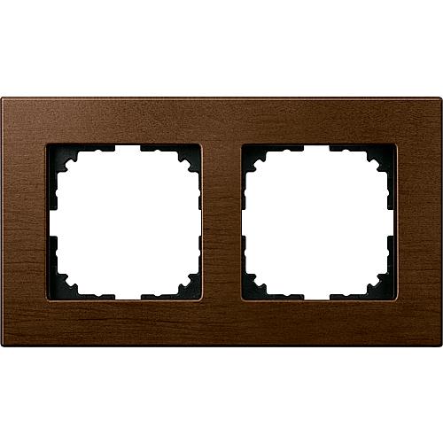M-plan wood frame, walnut Standard 2
