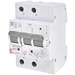 ETI fire protection switch KZS-AFDD 3M2p, 2-pole, type A, instantaneous, REG