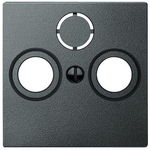 System M, cover for SAT antenna socket, 3-gang Merten Standard 3