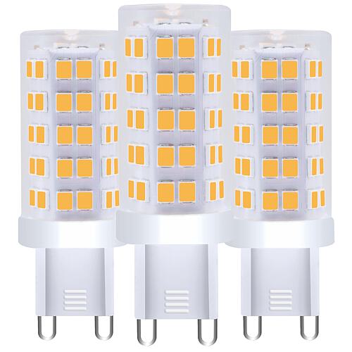 Ampoules LED SMD - grain G9 transparent, pack de 3 Standard 2