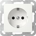 Earthed socket outlet, System 55, increased touch protection