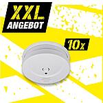Offre XXL Détecteur de fumée RM C 9010, 10 pièces