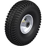 Pneu avec profil bloc P 263/20-75R, charge 150 kg roue Ø 260mm, trou axial Ø 20mm