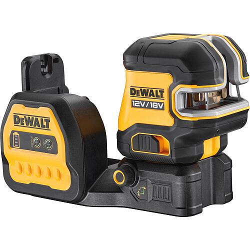 DeWALT cordless crossline laser 18V DCE825NG18-XJ, 5-point, green, without battery or charger