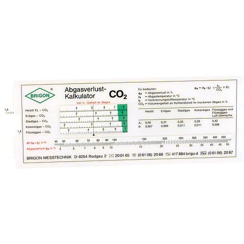 Brigon flue gas loss calculator for oil, gas Standard 1